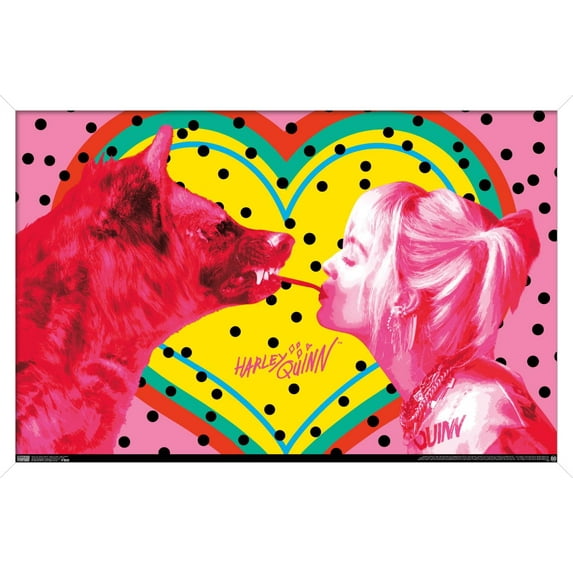DC Comics Movie - Birds of Prey - Best Friend Wall Poster, 14.725" x 22.375", Framed