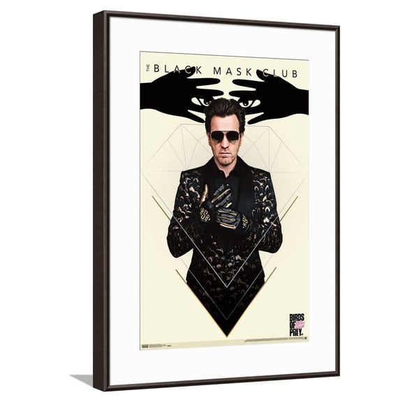 DC Comics Movie Birds of Prey - Black Mask Canvas Wall Poster, 14.725" x 22.375"