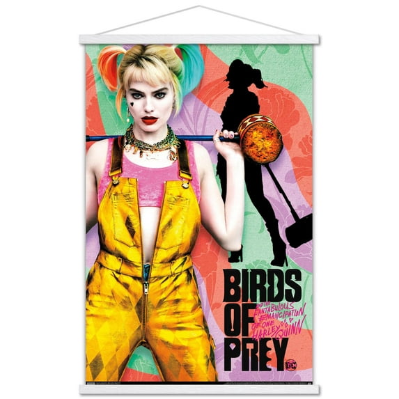 DC Comics Movie - Birds of Prey - Emancipation Wall Poster with Wooden Magnetic Frame, 22.375" x 34"