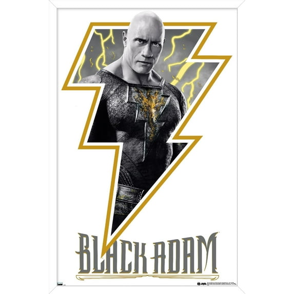 DC Comics Movie Black Adam - Adam Wall Poster, 22.375" x 34" Framed