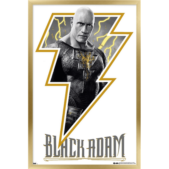 DC Comics Movie Black Adam - Adam Wall Poster, 22.375" x 34" Framed