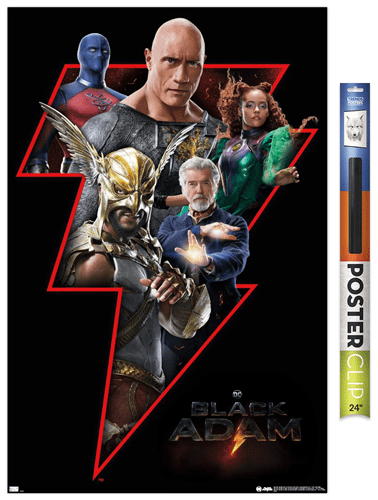 DC Comics Movie Black Adam - Group Wall Poster, 22.375" x 34"