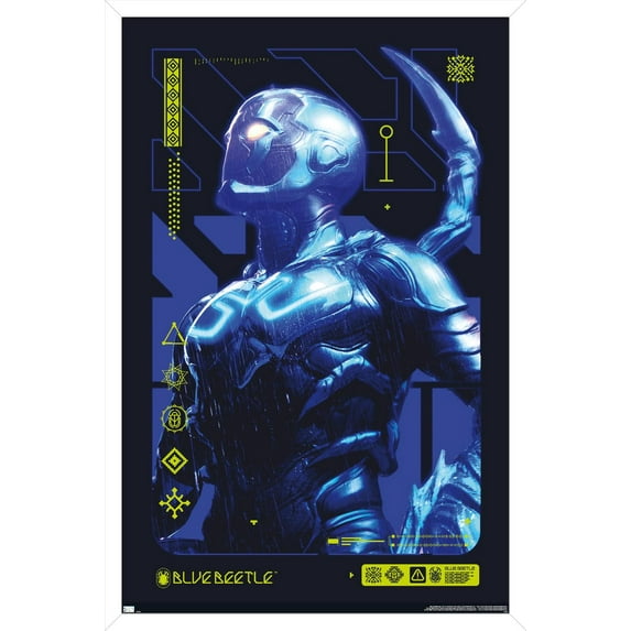 DC Comics Movie Blue Beetle - Biotech Wall Poster, 22.375" x 34" Framed
