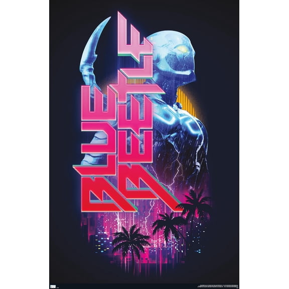 DC Comics Movie Blue Beetle - Lightning Wall Poster, 22.375" x 34"