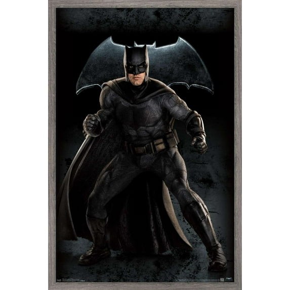 DC Comics Movie - Justice League - Batman Wall Poster, 14.725" x 22.375", Framed