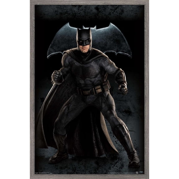 DC Comics Movie - Justice League - Batman Wall Poster, 22.375" x 34", Framed