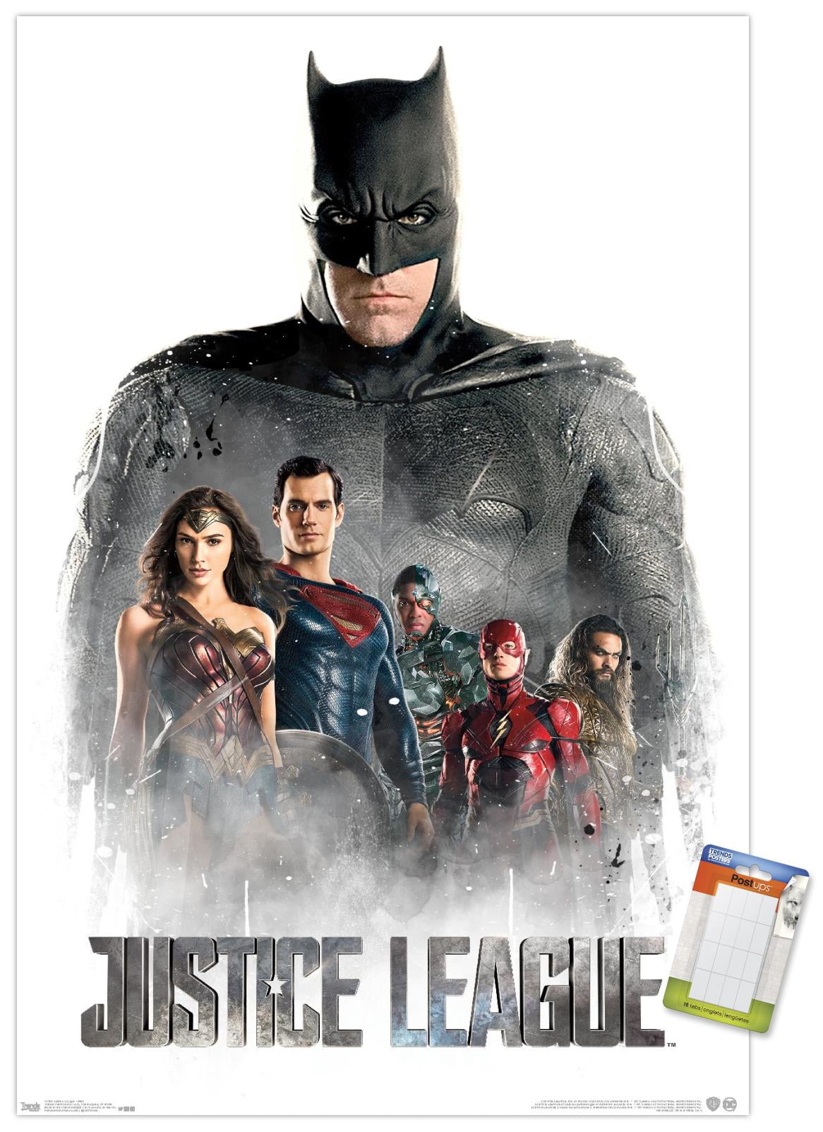 DC Comics Movie - Justice League - Characters in Mist Wall Poster, 22.375" x 34"