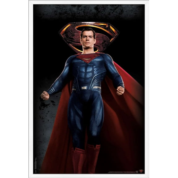 DC Comics Movie - Justice League - Superman Wall Poster, 22.375" x 34", Framed