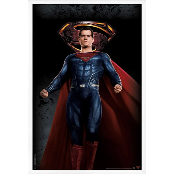 DC Comics Movie - Justice League - Superman Wall Poster, 22.375" x 34", Framed