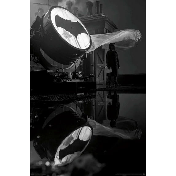 DC Comics Movie - Justice League - The Bat Signal Wall Poster, 14.725" x 22.375"