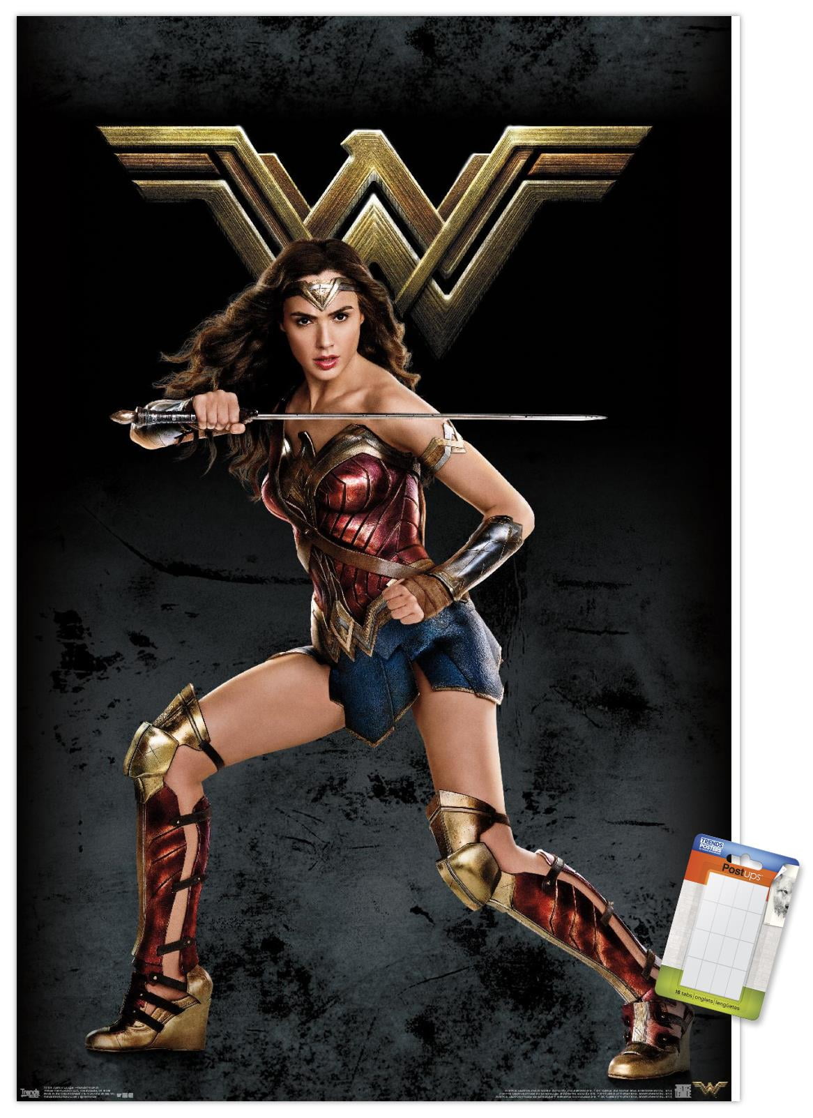 DC Comics Movie - Justice League - Wonder Woman Wall Poster, 22.375" x 34"