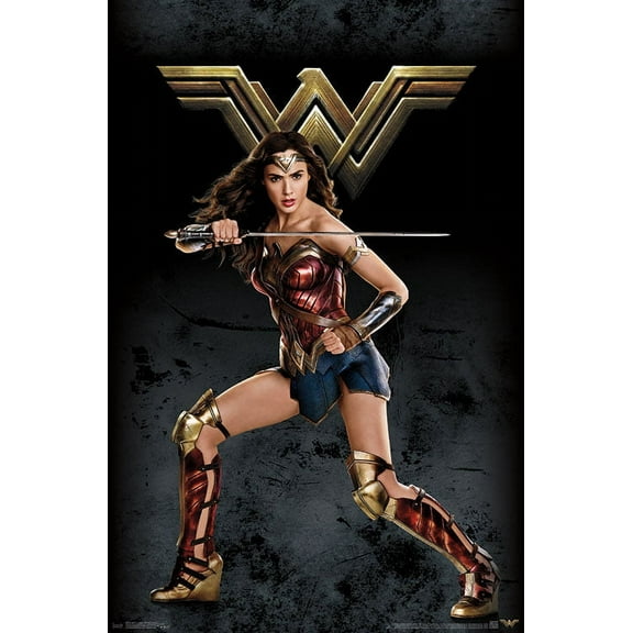 DC Comics Movie - Justice League - Wonder Woman Wall Poster, 22.375" x 34"