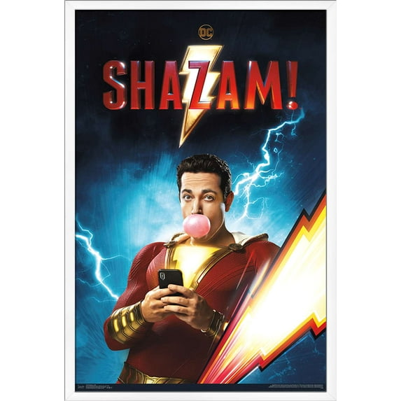 DC Comics Movie - Shazam - Chill Wall Poster, 22.375" x 34", Framed