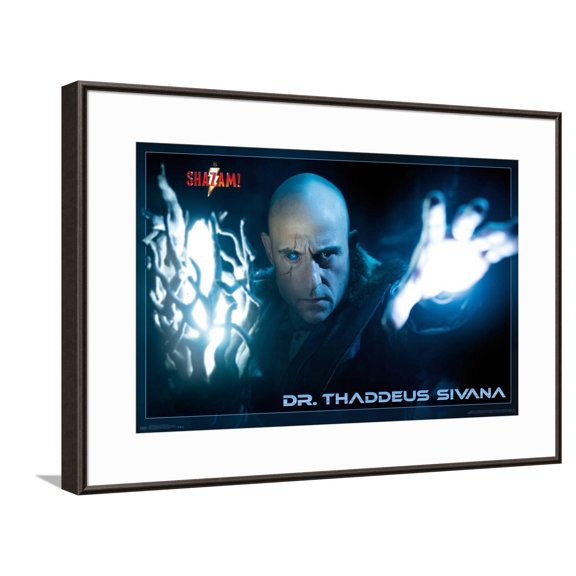 DC Comics Movie Shazam - Dr. Sivana Canvas Wall Poster, 14.725" x 22.375"