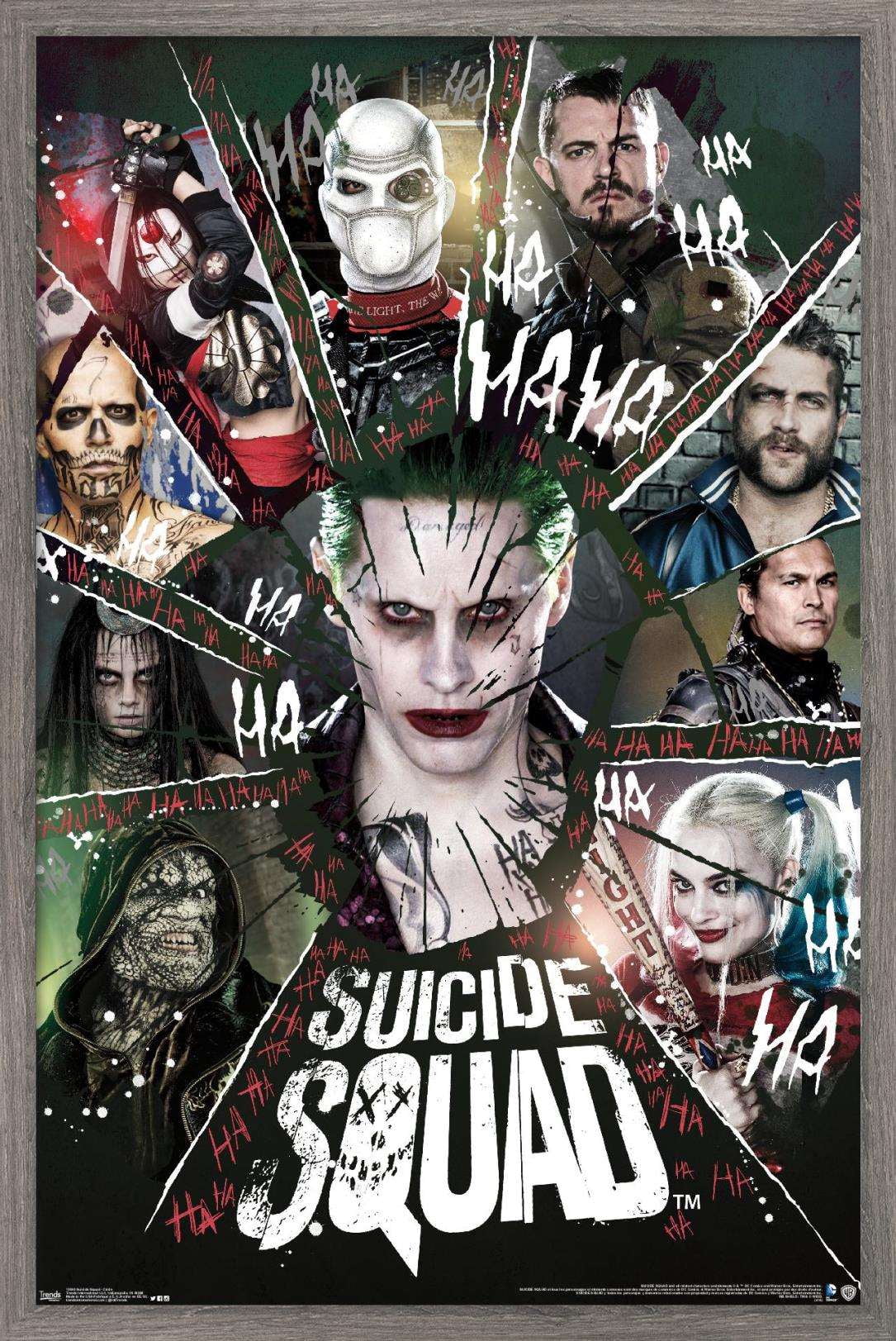 DC Comics Movie - Suicide Squad - Circle Wall Poster, 14.725" x 22.375", Framed