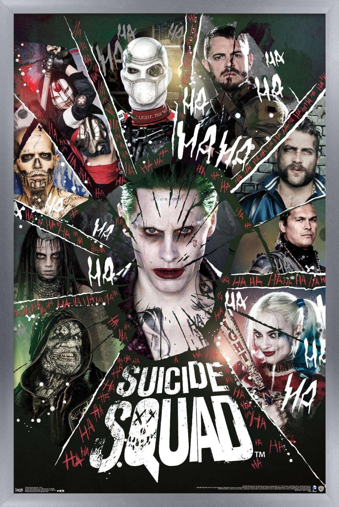 DC Comics Movie - Suicide Squad - Circle Wall Poster, 14.725" x 22.375", Framed