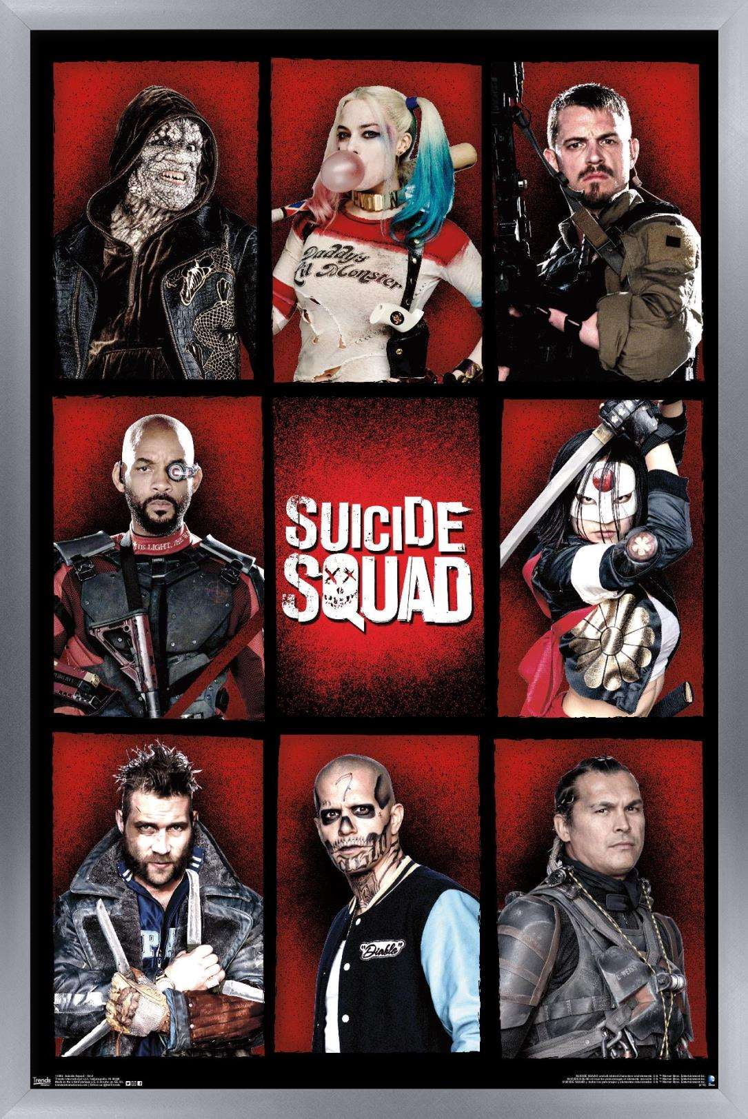 DC Comics Movie - Suicide Squad - Grid Wall Poster, 14.725" x 22.375 ...
