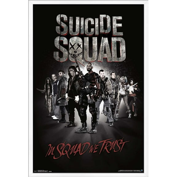 DC Comics Movie - Suicide Squad - Group Wall Poster, 22.375" x 34", Framed