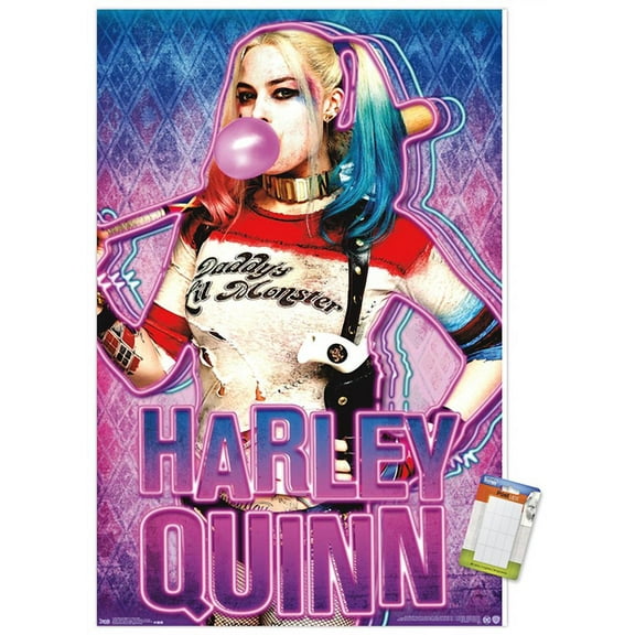 DC Comics Movie - Suicide Squad - Harley Gum Wall Poster, 22.375" x 34"