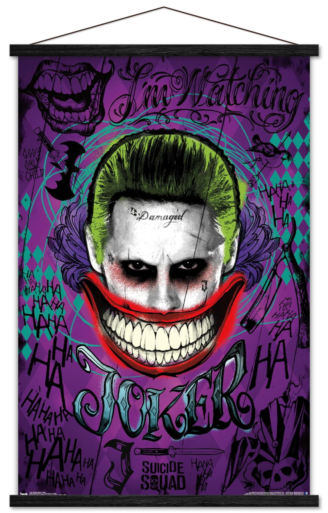 Suicide Squad Joker Metal Bookmark – Diligent Visual