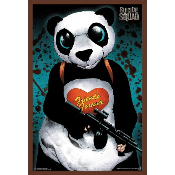 DC Comics Movie - Suicide Squad - Panda Wall Poster, 22.375" x 34", Framed