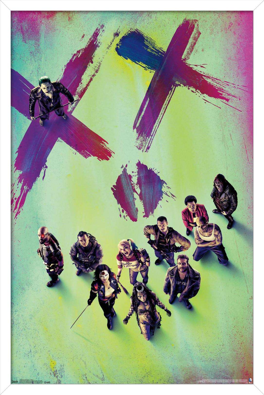 DC Comics Movie - Suicide Squad - Teaser Wall Poster, 14.725" x 22.375", Framed
