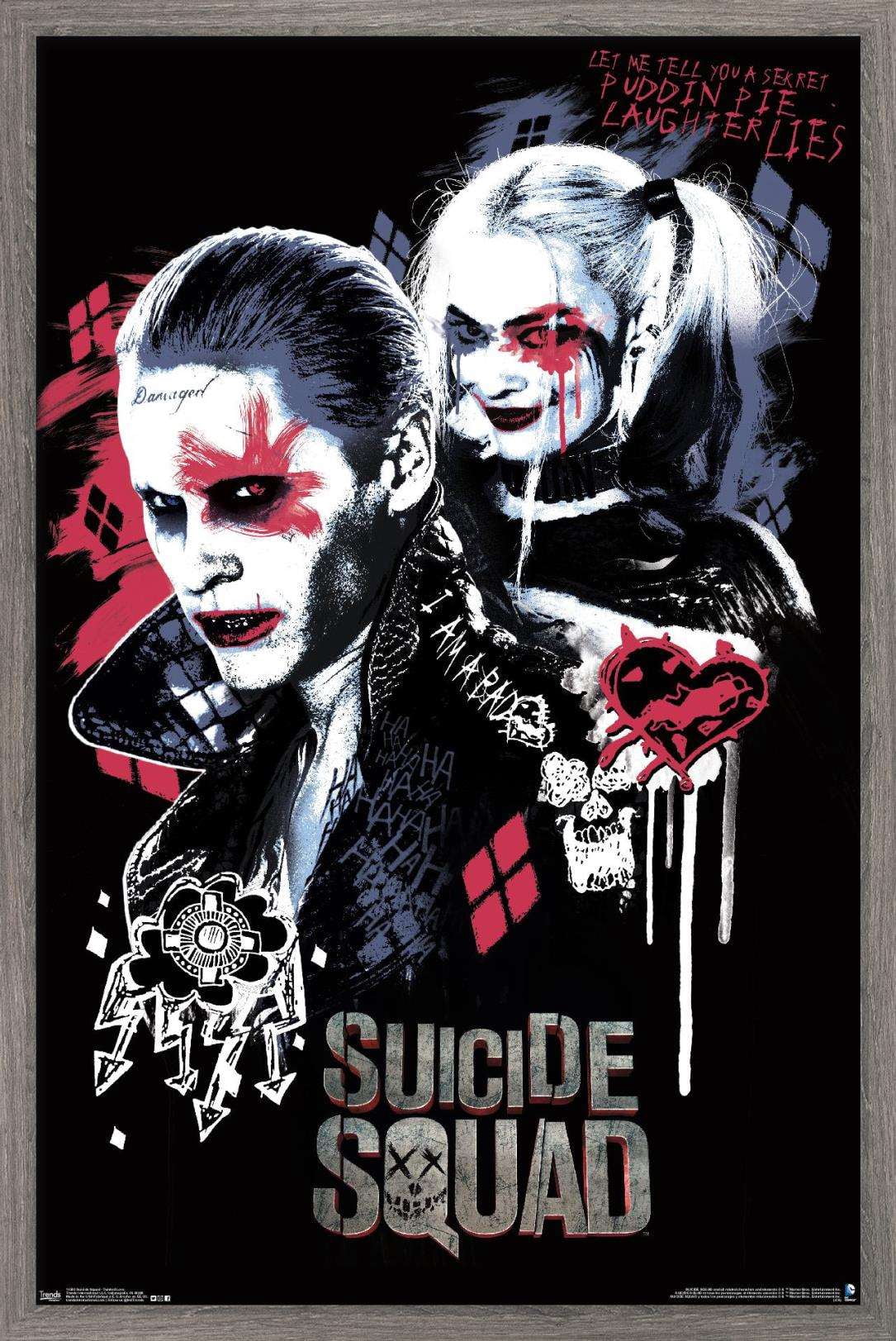 DC Comics Movie - Suicide Squad - Twisted Love Wall Poster, 14.725" x 22.375", Framed