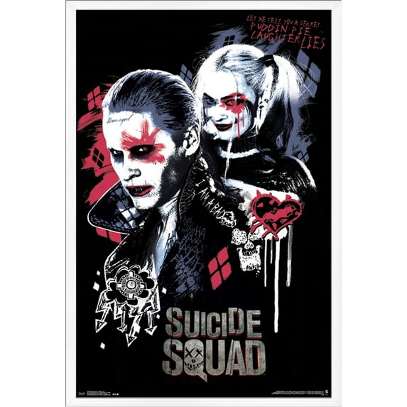 DC Comics Movie - Suicide Squad - Twisted Love Wall Poster, 22.375" x 34", Framed