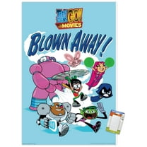 DC Comics Movie - Teen Titans Go! To The Movies - Blown Away Wall Poster, 14.725" x 22.375"