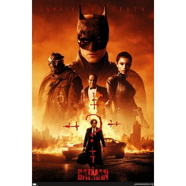 DC Comics Movie The Batman - One Sheet Wall Poster, 22.375" x 34"