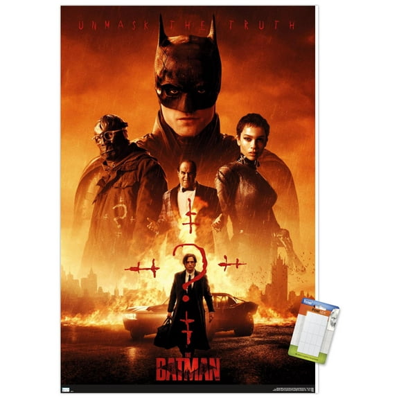 DC Comics Movie The Batman - One Sheet Wall Poster, 22.375" x 34"