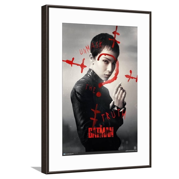 DC Comics Movie The Batman - Selina Kyle A.K.A. Catwoman One Sheet Canvas Wall Poster, 14.725" x 22.375"