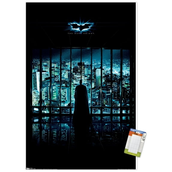 DC Comics Movie - The Dark Knight - Batman VIew Of The City One Sheet Wall Poster, 14.725" x 22.375"