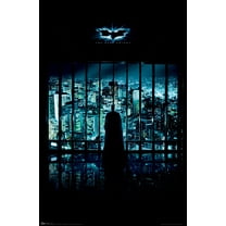 DC Comics Movie - The Dark Knight - Batman View Of The City One Sheet Wall Poster, 22.375" x 34"