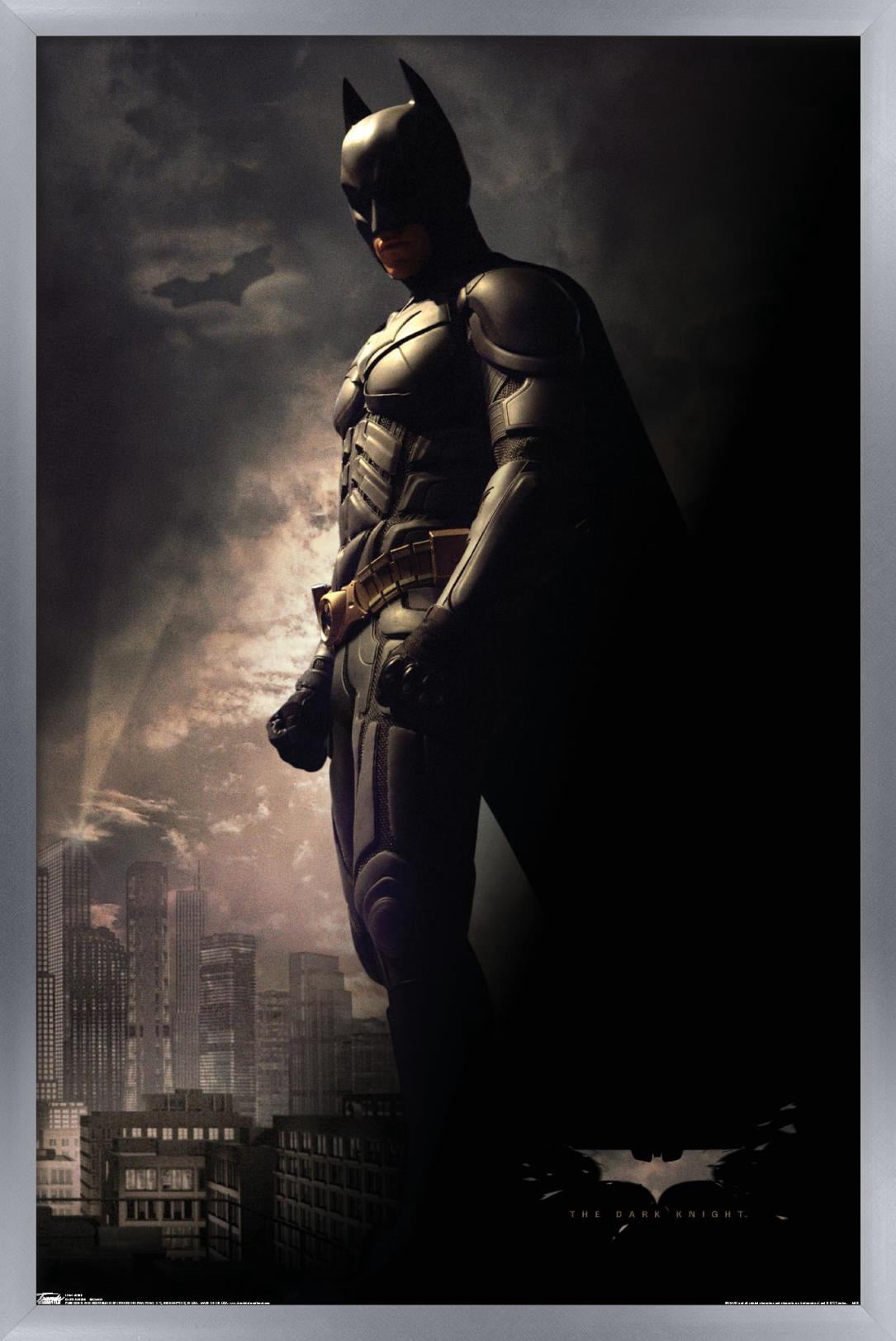 DC Comics Movie - The Dark Knight - Batman in the Shadows Wall Poster, 14.725" x 22.375", Framed