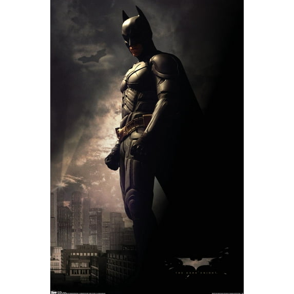 DC Comics Movie - The Dark Knight - Batman in the Shadows Wall Poster, 14.725" x 22.375"