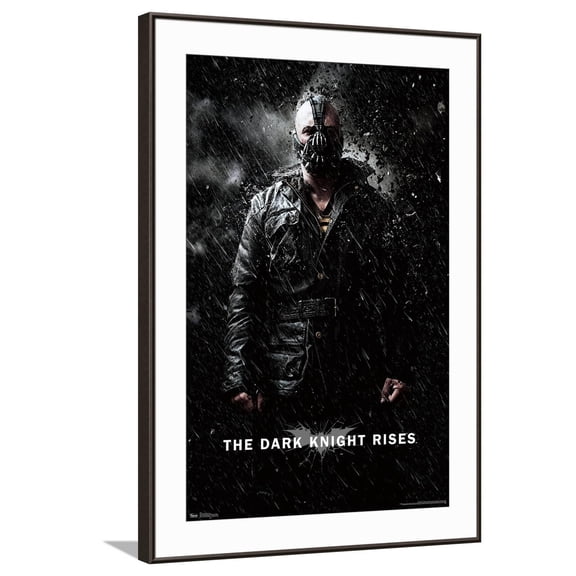 DC Comics Movie The Dark Knight Rises - Bane Rain Canvas Wall Poster, 22.375" x 34"
