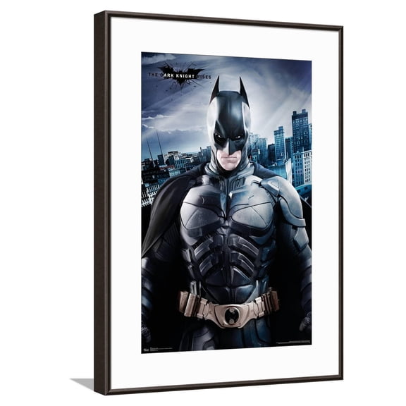 DC Comics Movie The Dark Knight Rises - Batman - The Caped Crusader Canvas Wall Poster, 14.725" x 22.375"
