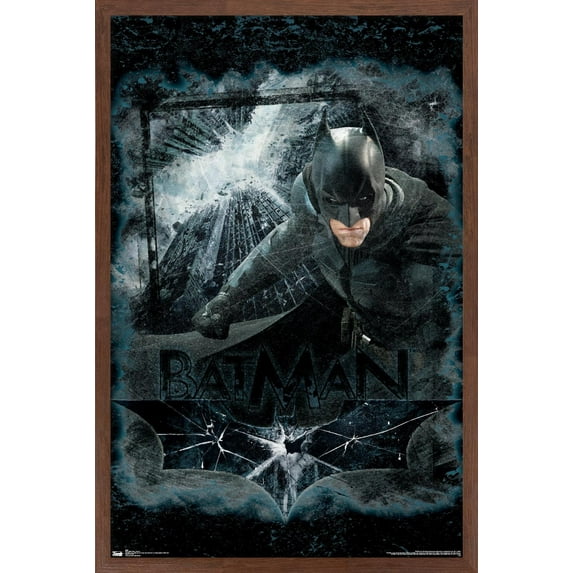 DC Comics Movie - The Dark Knight Rises - Batman Wall Poster, 14.725" x 22.375", Framed