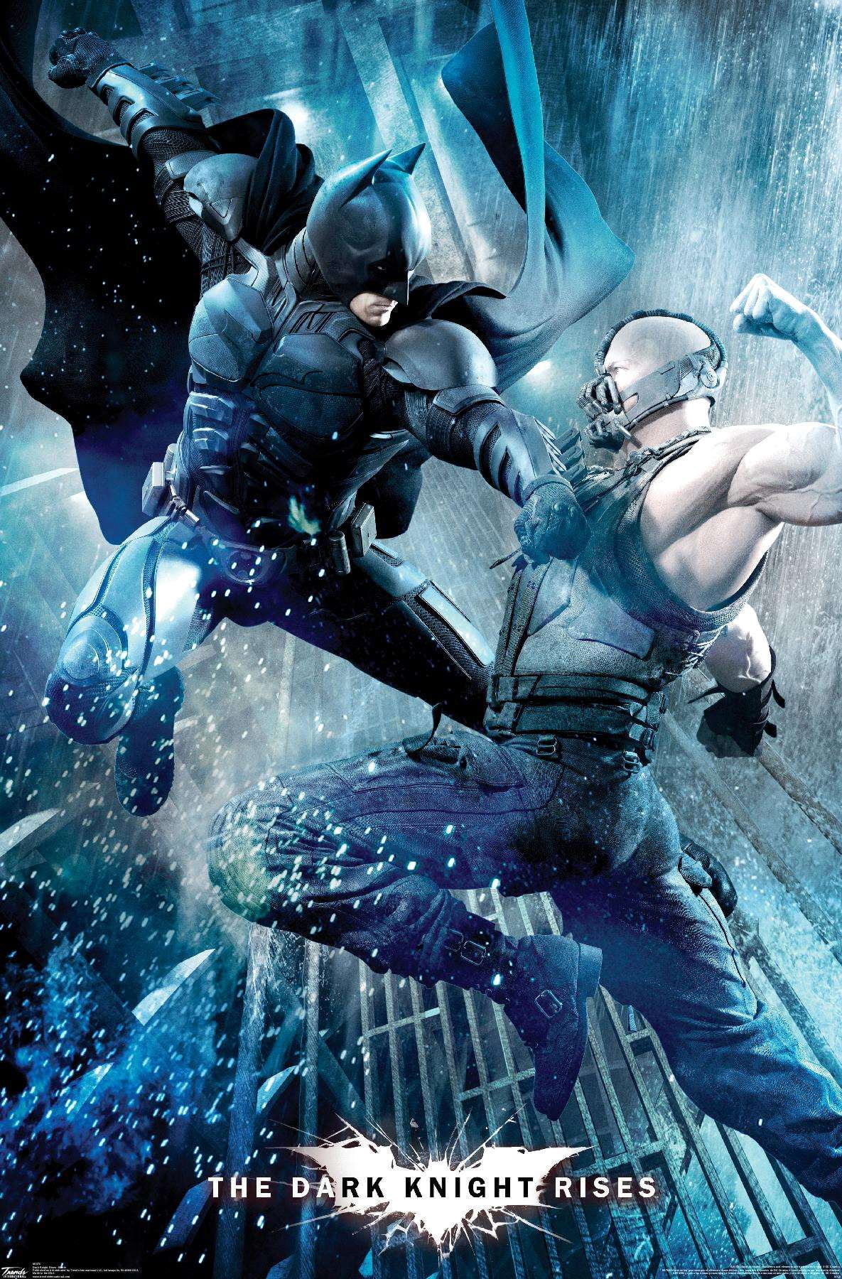 DC Comics Movie - The Dark Knight Rises - Battle Wall Poster, 14.725" x 22.375"