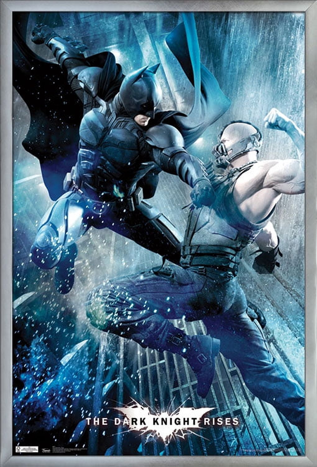 DC Comics Movie - The Dark Knight Rises - Battle Wall Poster, 22.375" x 34", Framed