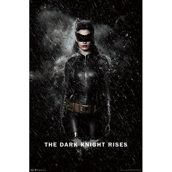 DC Comics Movie - The Dark Knight Rises - Catwoman Rain Wall Poster, 22.375" x 34"