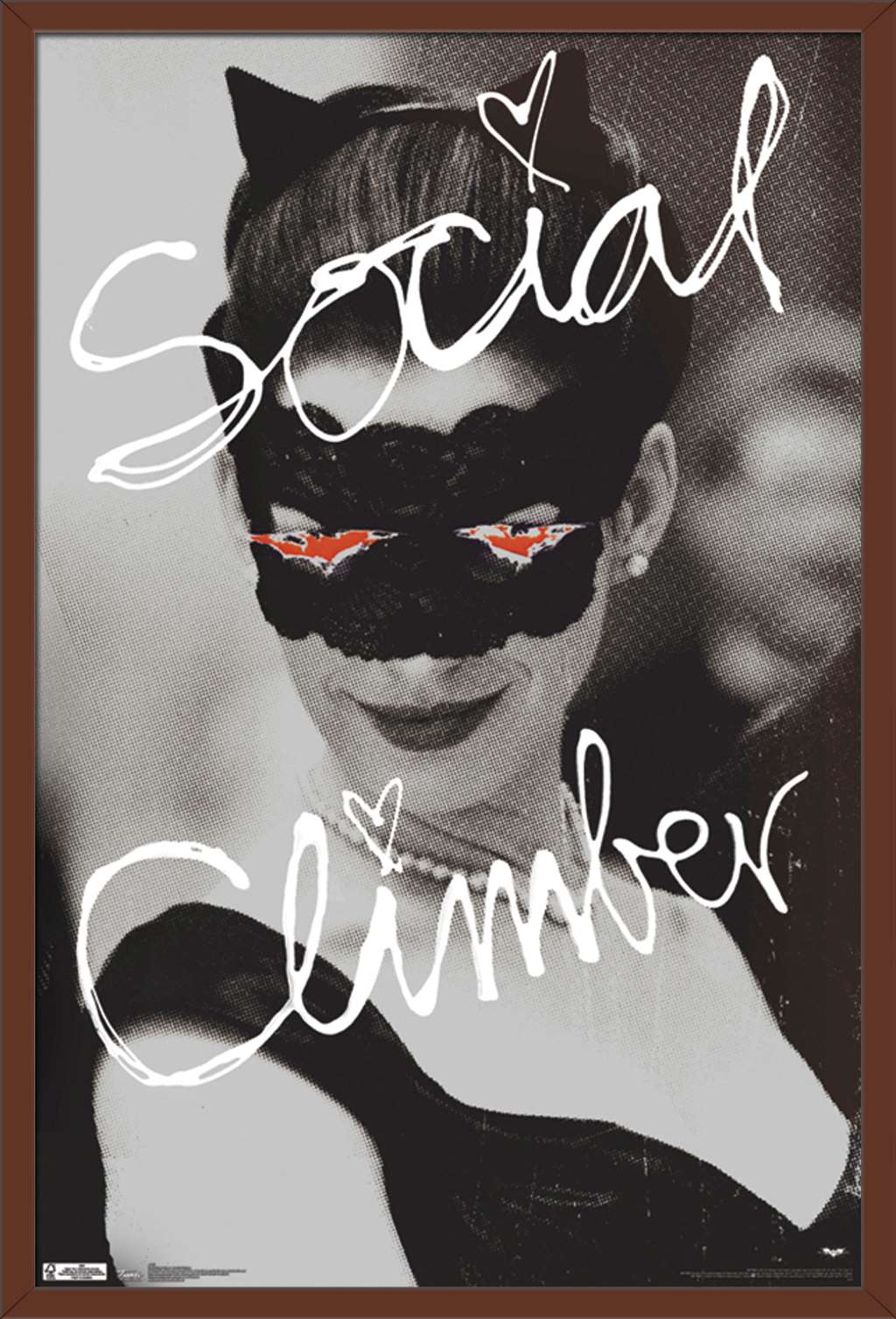 DC Comics Movie - The Dark Knight Rises - Catwoman - Social Climber Wall Poster, 22.375" x 34", Framed