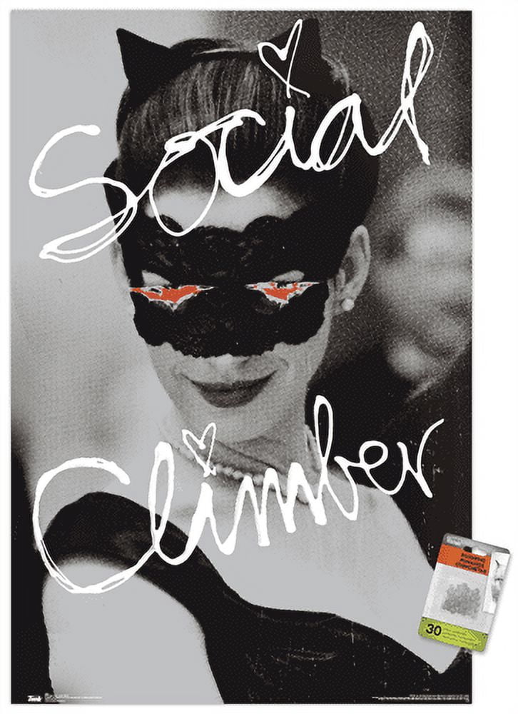 DC Comics Movie - The Dark Knight Rises - Catwoman - Social Climber Wall Poster with Push Pins, 22.375" x 34"