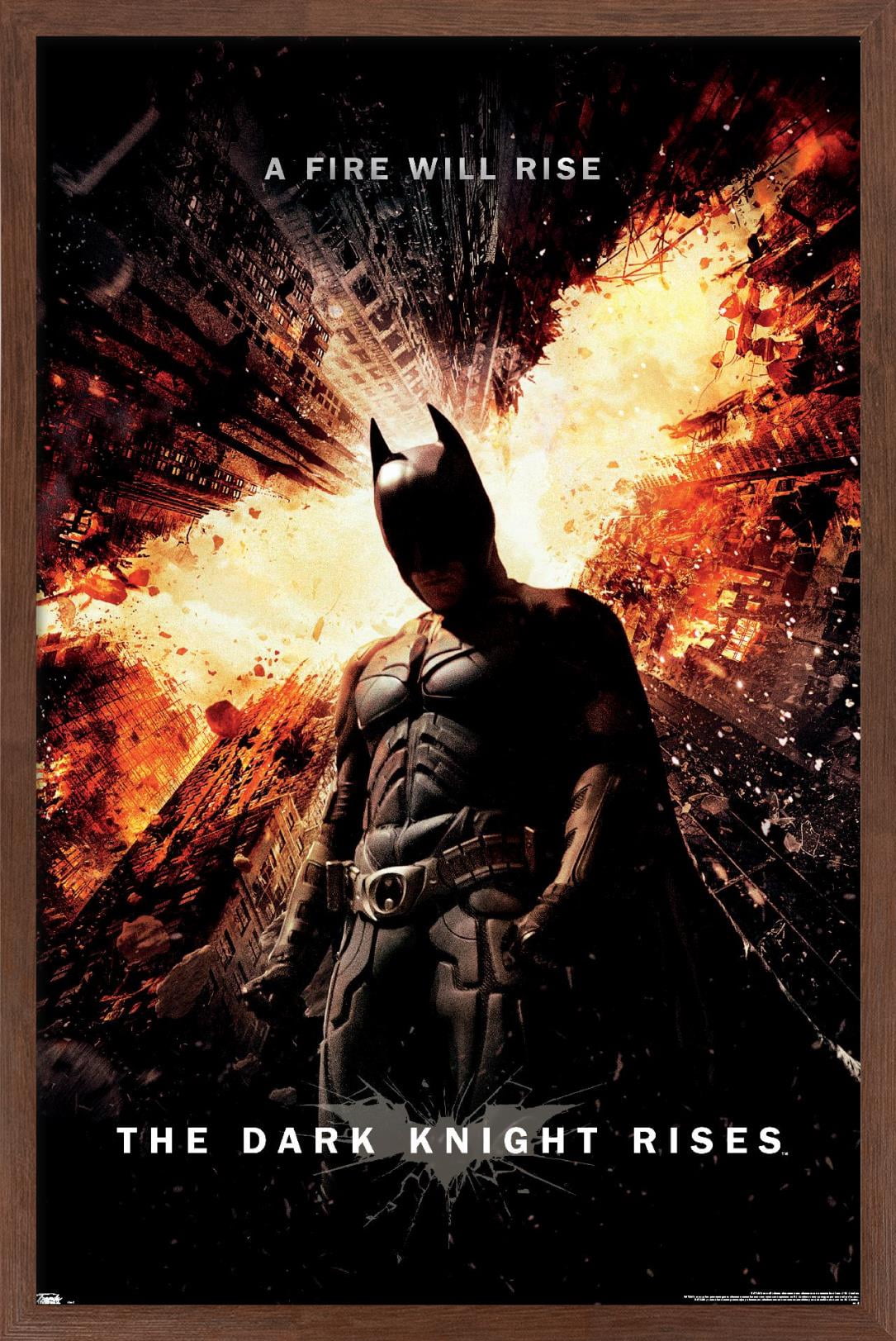 DC Comics Movie - The Dark Knight Rises - One Sheet Wall Poster, 14.725" x 22.375", Framed