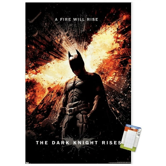 DC Comics Movie - The Dark Knight Rises - One Sheet Wall Poster, 22.375" x 34"