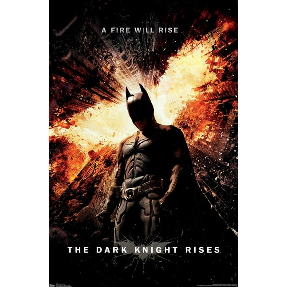 DC Comics Movie - The Dark Knight Rises - One Sheet Wall Poster, 22.375" x 34"