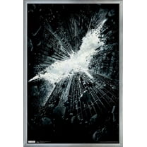 DC Comics Movie - The Dark Knight Rises - Teaser One Sheet Wall Poster, 22.375" x 34", Framed