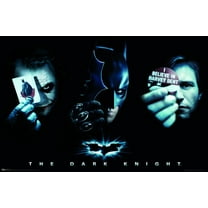 DC Comics Movie - The Dark Knight - The Joker, Batman, Harvey Dent Wall Poster, 22.375" x 34"
