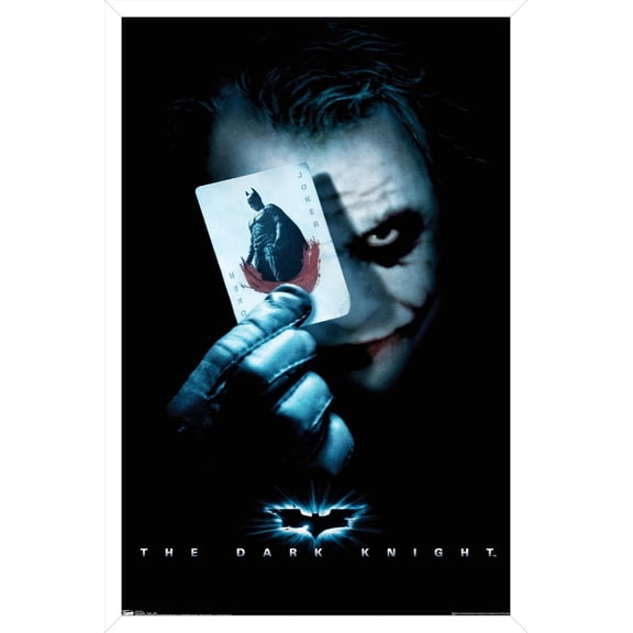 DC Comics Movie - The Dark Knight - The Joker with Batman Playing Card Poster